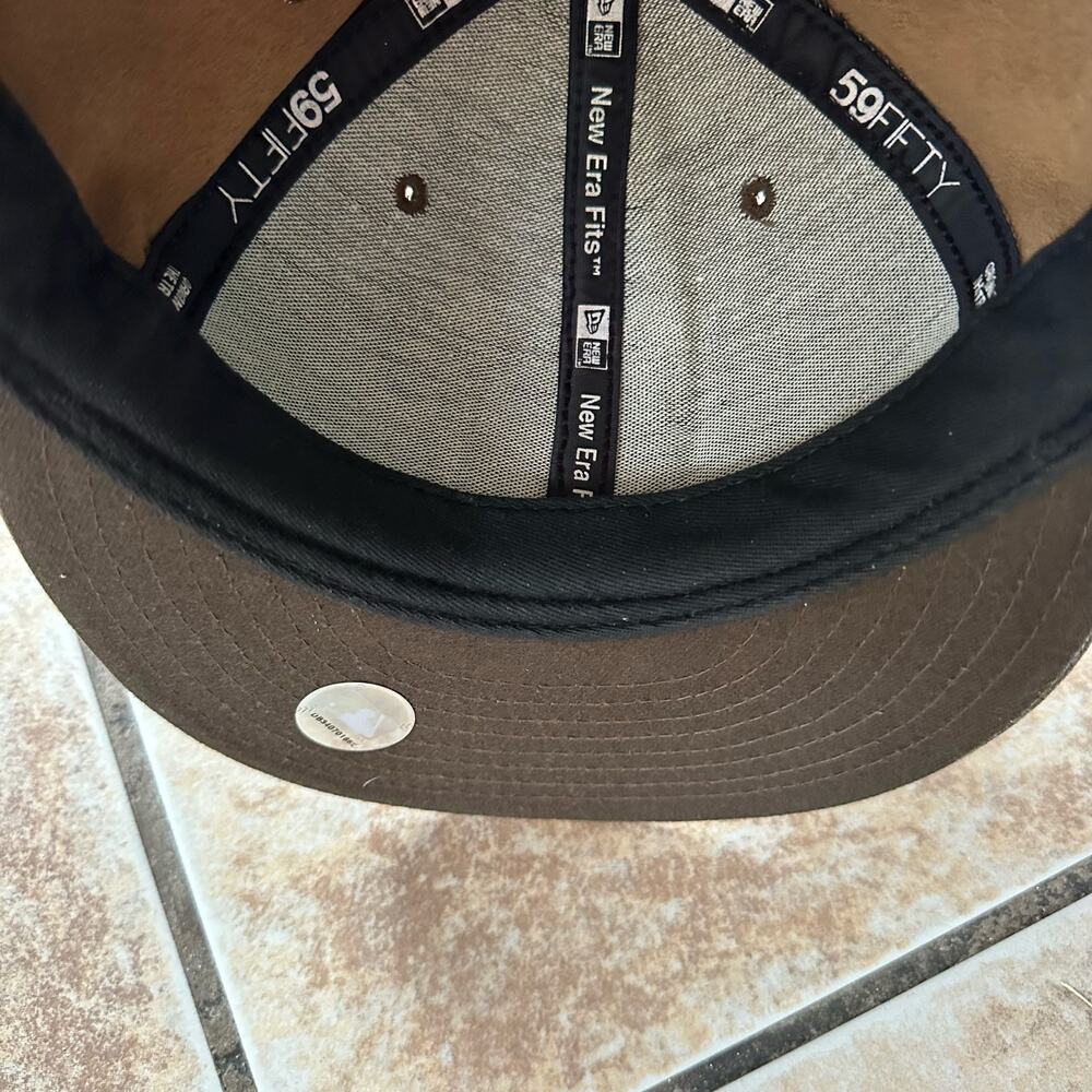 San Diego Padres New Era MLB Brown Baseball Hat Cap Size 7 5/8 - Picture 6 of 8